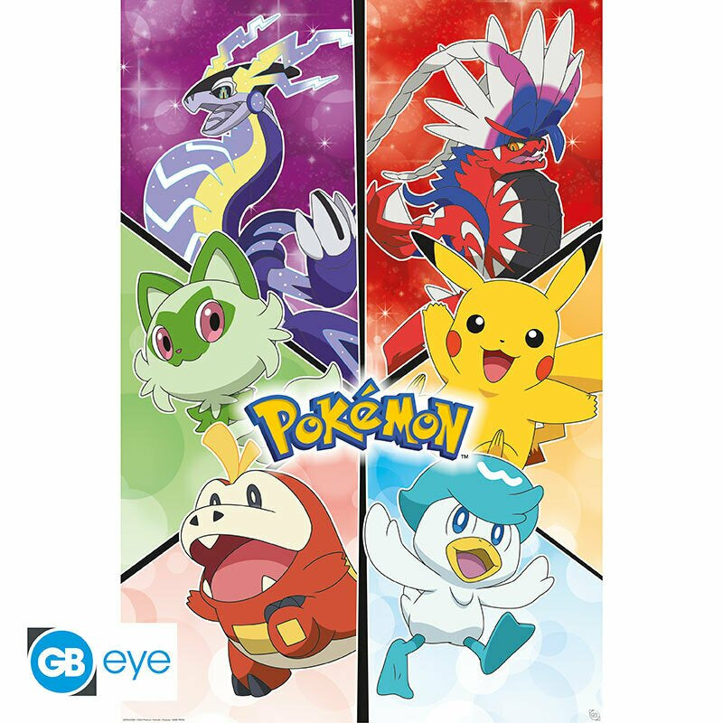 Pokemon Posters Pokemon Scarlet And Violet Poster Gbydco358 Panic Posters