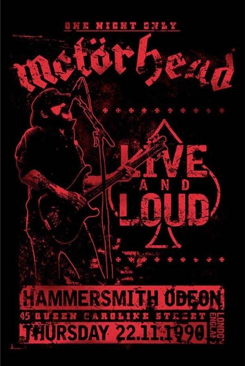 Motorhead posters - Motorhead Live & Loud poster - GBYDCO170 – Panic ...