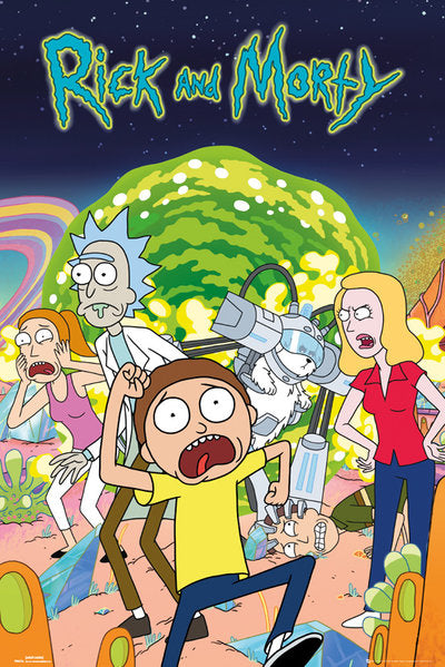 Rick and Morty posters - Rick and Morty Group poster FP4316 – Panic Posters